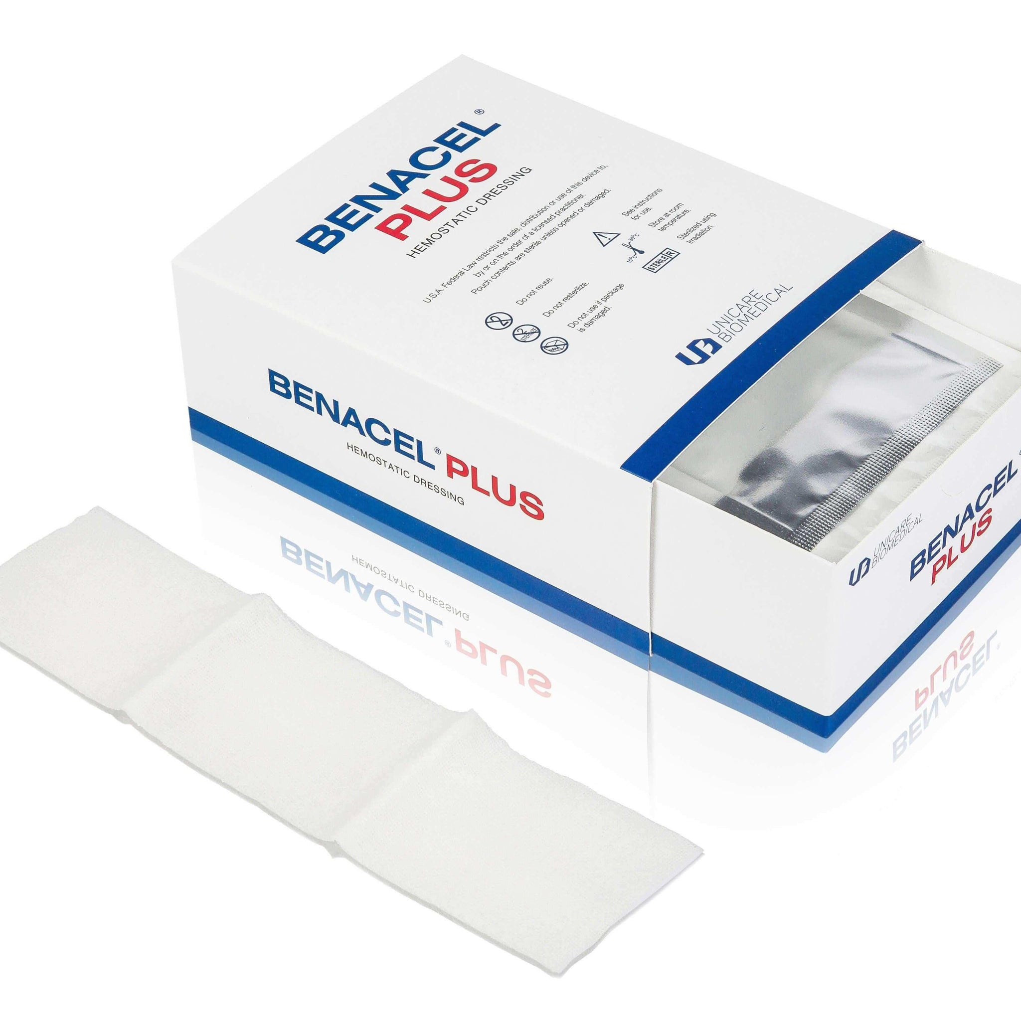 BenaCel® Plus Hemostatic Dressing - Unicare Biomedical Inc.