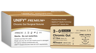 Unify® Premium+ Chromic Gut Sutures - Unicare Biomedical Inc.